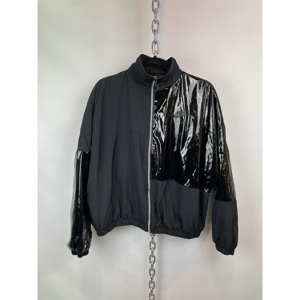 Nike Sportswear Women’s Icon Clash Jacket Black Pockets Sz S